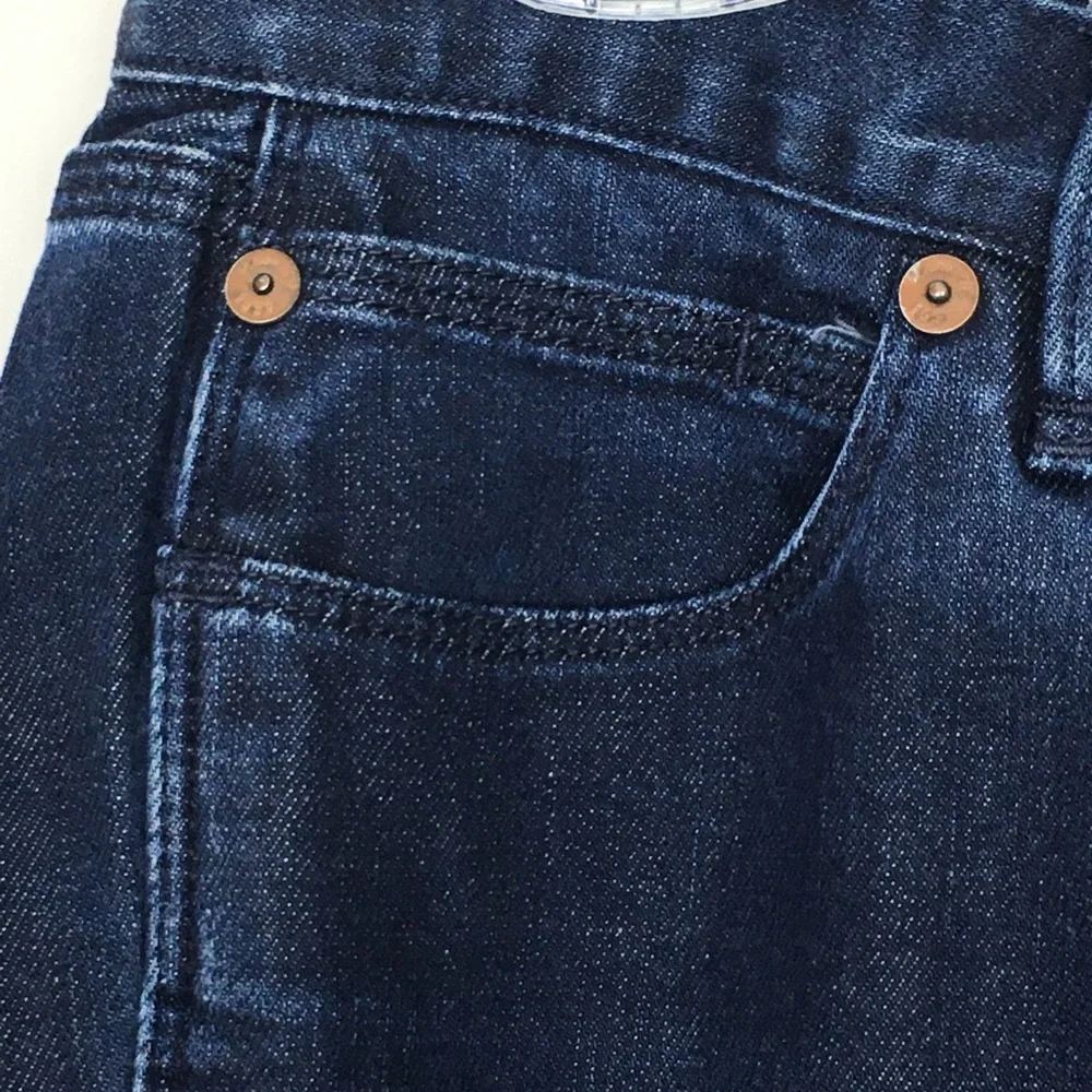 Madewell Skinny Low Rise Jeans Stretch Comfort‎ Dark Wash Denim Size 25X32